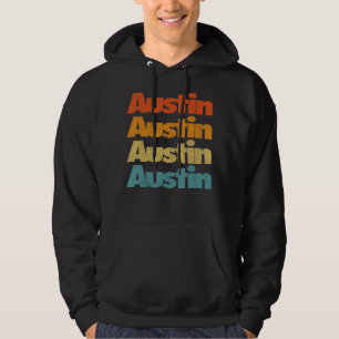 Retro Austin Vintage Austin Pride Texas Austin Hoodie