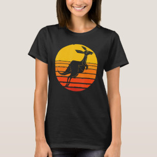 Retro Australian Animal Aussie Kangaroo T-Shirt