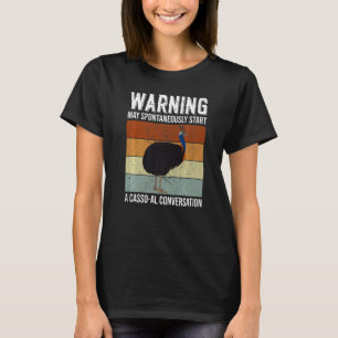 Retro Australian Cassowary Pun Vintage Cassowaries T-Shirt