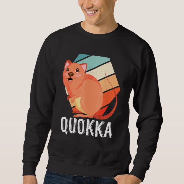 Retro Australian Quokka Sweatshirt (Front)