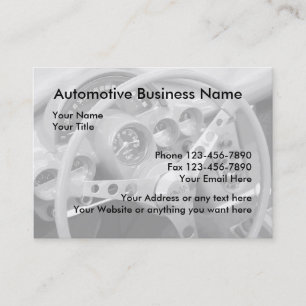 Retro Automotive Business Cards