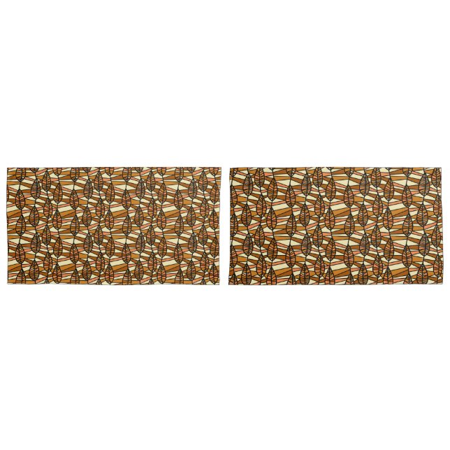 Retro Autumn Pillowcases (Front-Set)