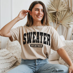 Retro Autumn Sweater Weather Shirt, Cozy Fall Tee