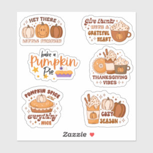 Retro Autumn Thansgiving celebration messages
