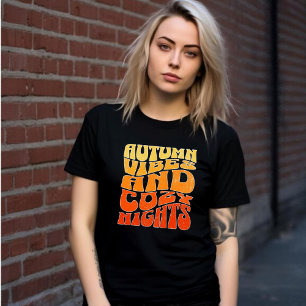 Retro Autumn Vibes & Cosy Nights T-Shirt