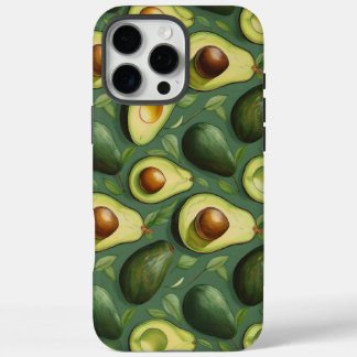 Retro Avocado Tough iPhone 16 Pro Max Case