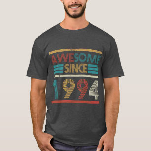 Retro Awesome Since 1994 29th Birthday 29 Years Ol T-Shirt
