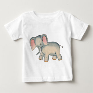 Retro Baby Elephant Baby Romper Baby T-Shirt