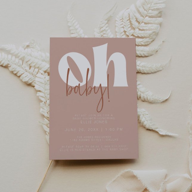 Retro Baby Shower Invitation (Creator Uploaded)