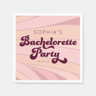 Retro Bachelorette Napkins