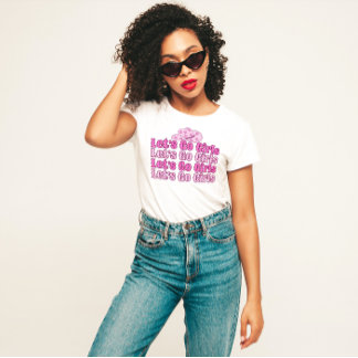 Retro Bachelorette Party Bride T-Shirt