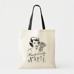 Retro Bachelorette Party Tote Bag