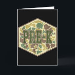 Retro Back To School Boys Old Camo Pre-k  Card<br><div class="desc">Retro Back To School Boys Old Camo Pre-k</div>