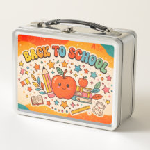 Retro. Back to school. Cute. Colourful.