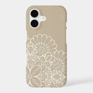 Retro background with lace ornament