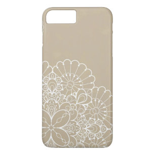 Retro background with lace ornament iPhone 8 plus/7 plus case