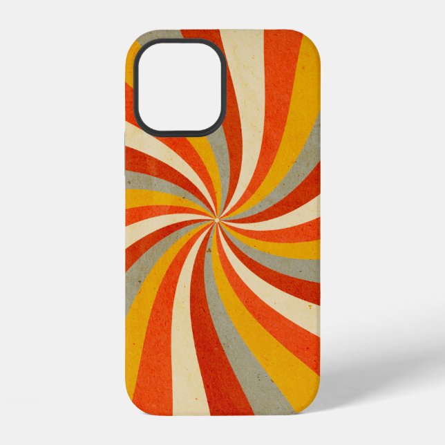 retro background with twist patternbackground,retr iPhone case (Back)