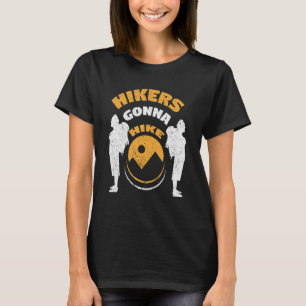 Retro backpacking hiking backpacking 1 T-Shirt