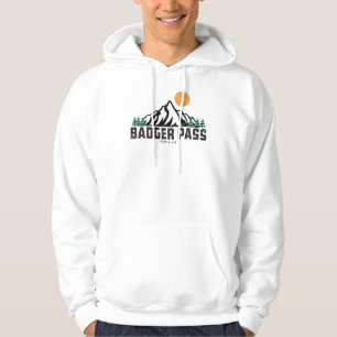 Retro Badger Pass Ski Hoodie