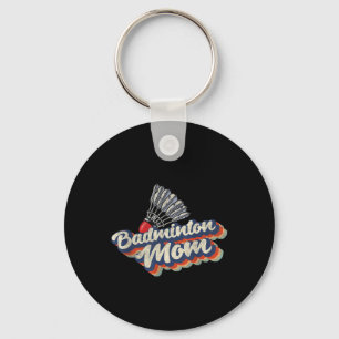 Retro Badminton Team Sport Player Coach 70s 80s Vi Key Ring