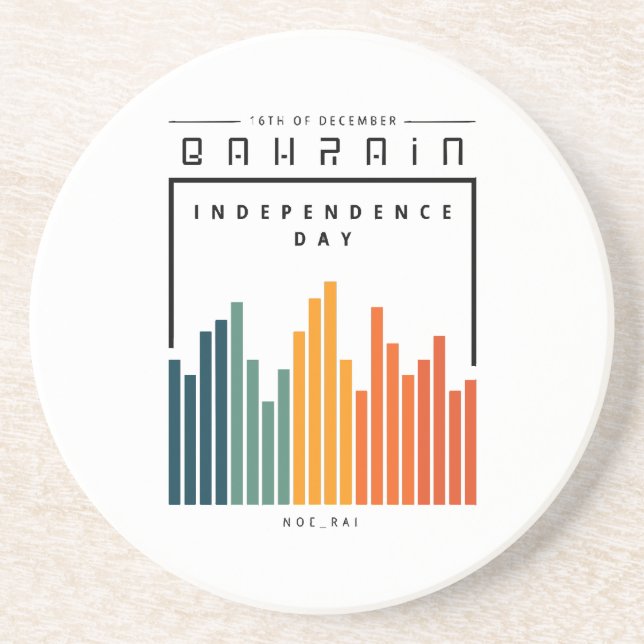 Retro bahrain  coaster (Front)