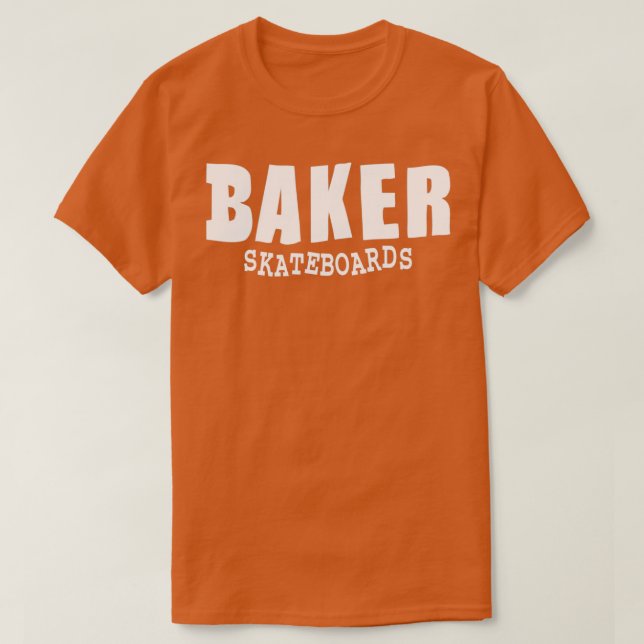 Retro Baker Skate Design T-Shirt (Design Front)