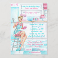Retro Baking Cook Off Competition Birthday Party