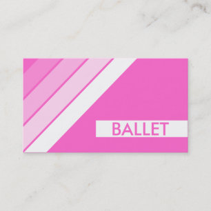 retro BALLET Business Card