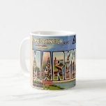 Retro Baltimore Maryland Greeting Mug<br><div class="desc">Stunning retro postcard greeting from Baltimore, Maryland repurposed!</div>