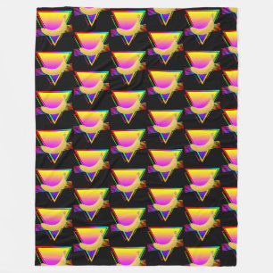 Retro Banana Fruit Fleece Blanket