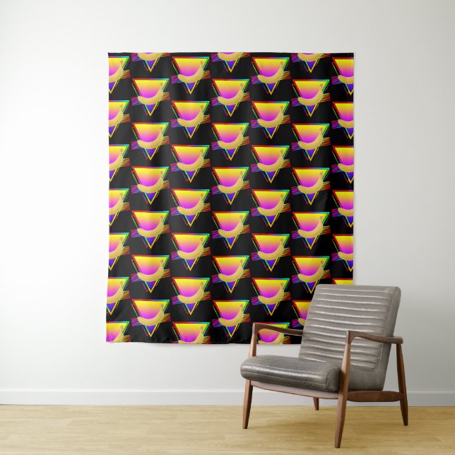Retro Banana Fruit Tapestry (In Situ)