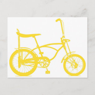 Retro Banana Seat Bike Postcard
