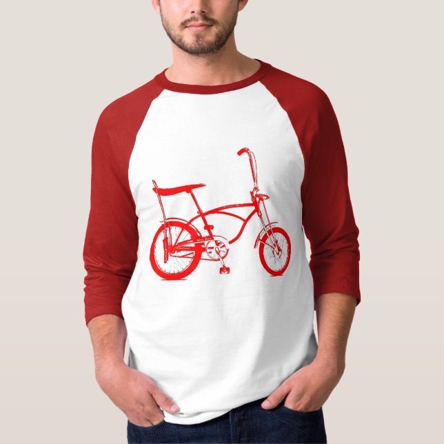 Retro Banana Seat Bike T-Shirt (Front)