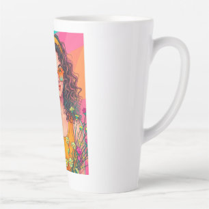 Retro banket latte mug