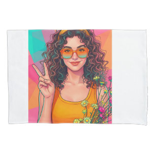 Retro banket pillowcase