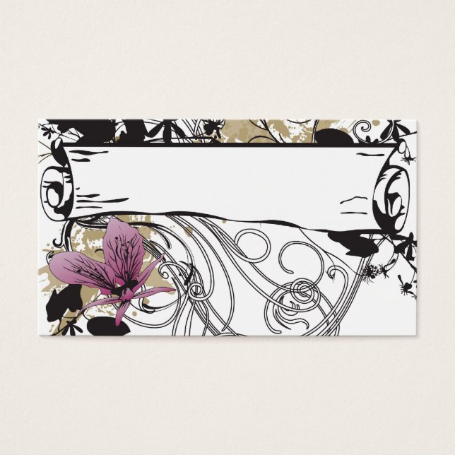 Retro banner Profile Card (Front)