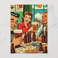 Retro Bar Beer Comics
