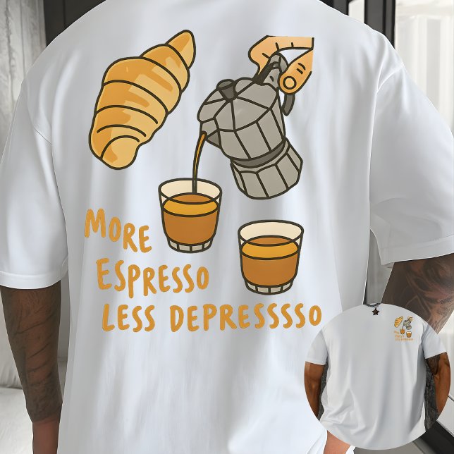 Retro Barista Graphic Tee – Coffee Addict Design (Creator Uploaded)