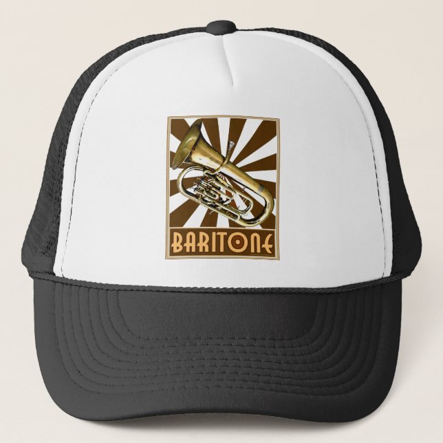 Retro Baritone Trucker Hat (Front)