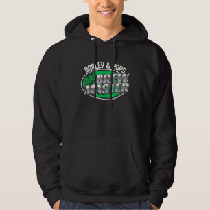 Retro barley hops brewmaster hoodie