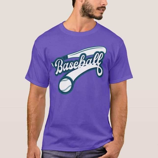 Retro Baseball 70s T-Shirt (Front)