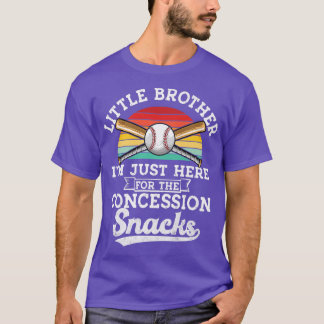 Retro Baseball brother Im Just Here for Concession T-Shirt
