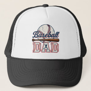 Retro Baseball Dad Trucker Hat