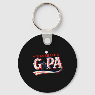 Retro Baseball G-pa Happy Fathers Day For Men Spor Key Ring