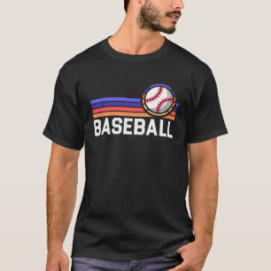 Retro Baseball Player Baseball Coach Sports T-Shirt