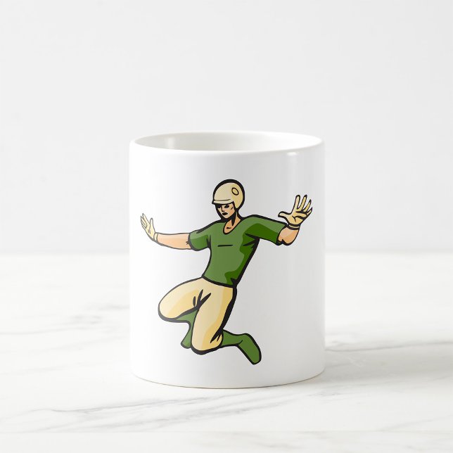 Retro Baseball Player Vintage Sports Graphic Coffee Mug (Creator Uploaded)