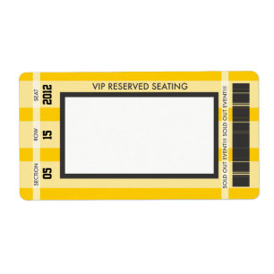 Retro Baseball Print Your Own Address Label