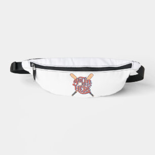Retro Baseball Softball Fan Design Bum Bags