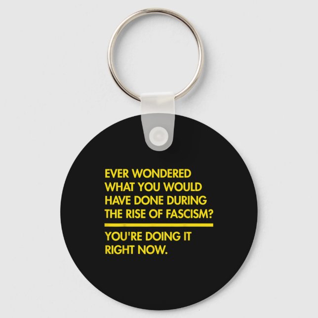 Retro Basic Ever Wondered What You Would Have Done Key Ring (Front)