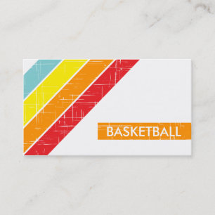 retro BASKETBALL Business Card